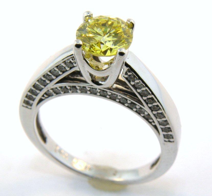 Canary Diamond Engagement Ring