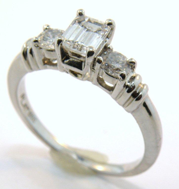 Platinum and Diamond Engagement Ring