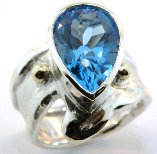 Blue Topaz Ring